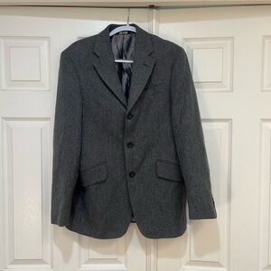 Banana‎ Republic Mens 40S Gray Wool Jacket Sports Coat Business  Casual Blazer